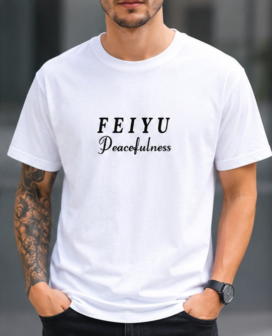 FEIYU Peacefulness Graphic Fit T-Shirt – Calm Streetwear Edition