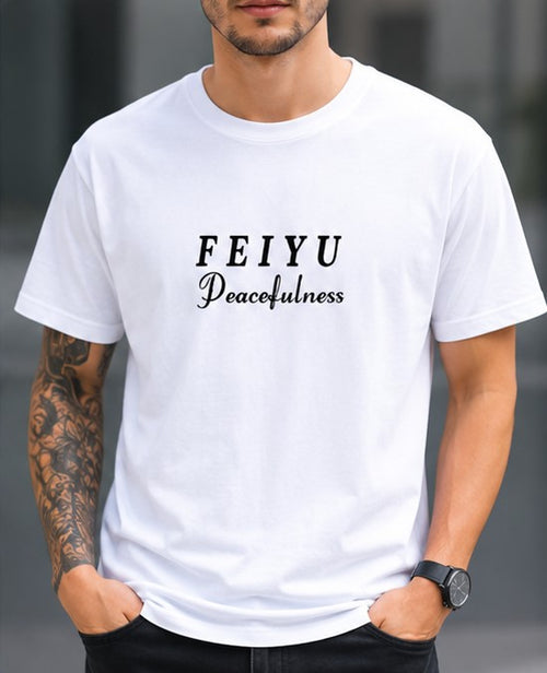 FEIYU Peacefulness Graphic Fit T-Shirt – Calm Streetwear Edition